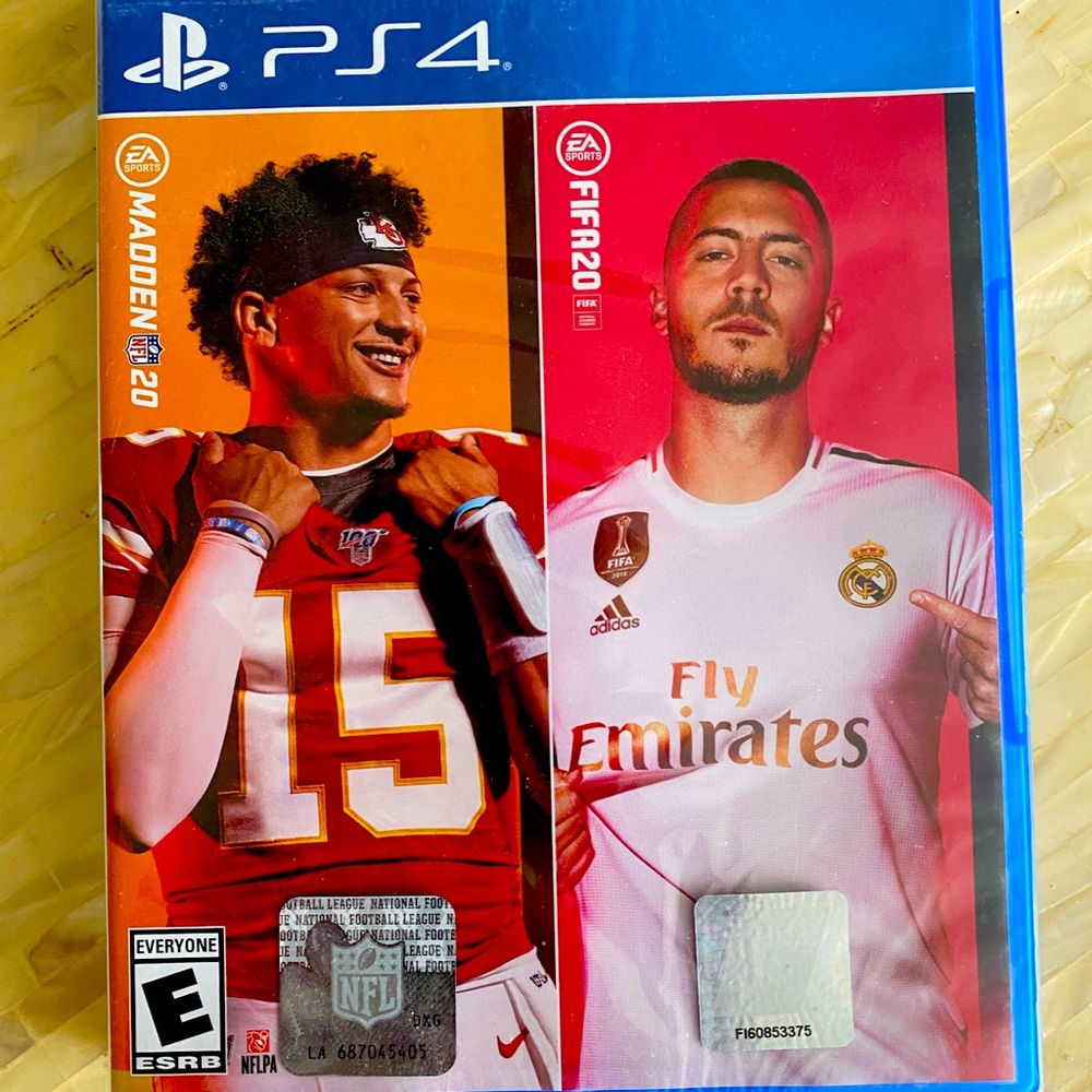 Unopened Madden NFL/ FIFA 20 for PS4
